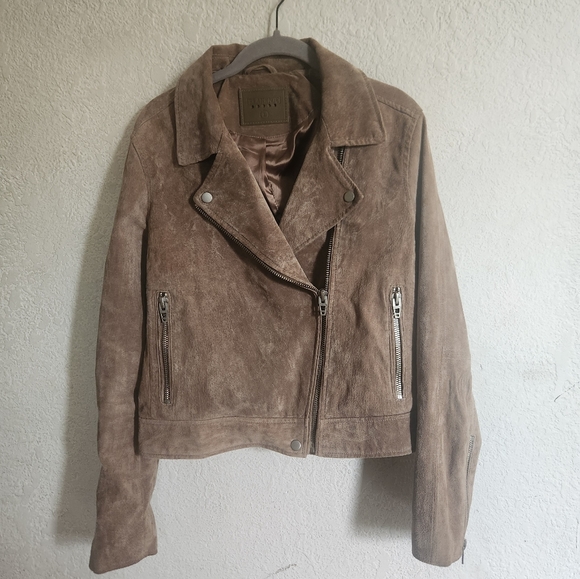 Blank NYC Suede Leather Moto Jacket - Picture 4 of 7